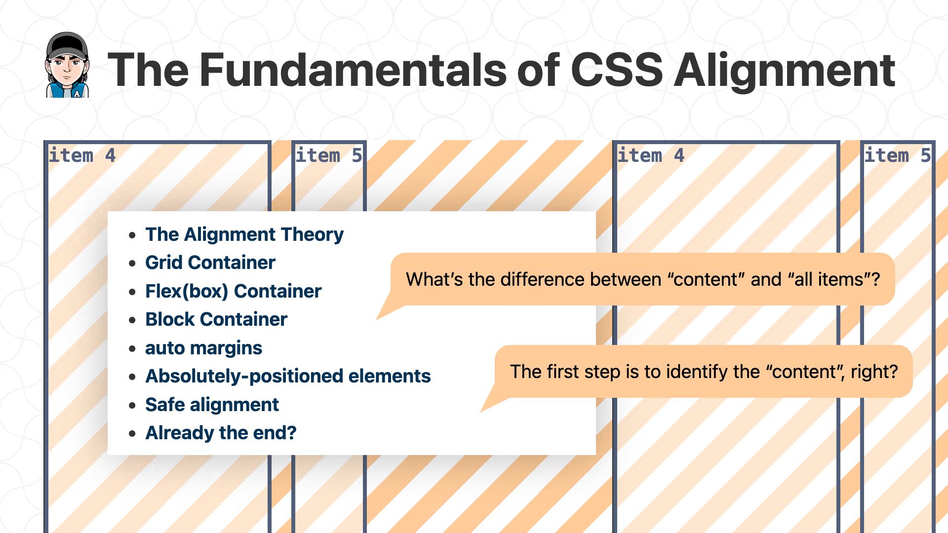 The fundamentals of CSS alignment.