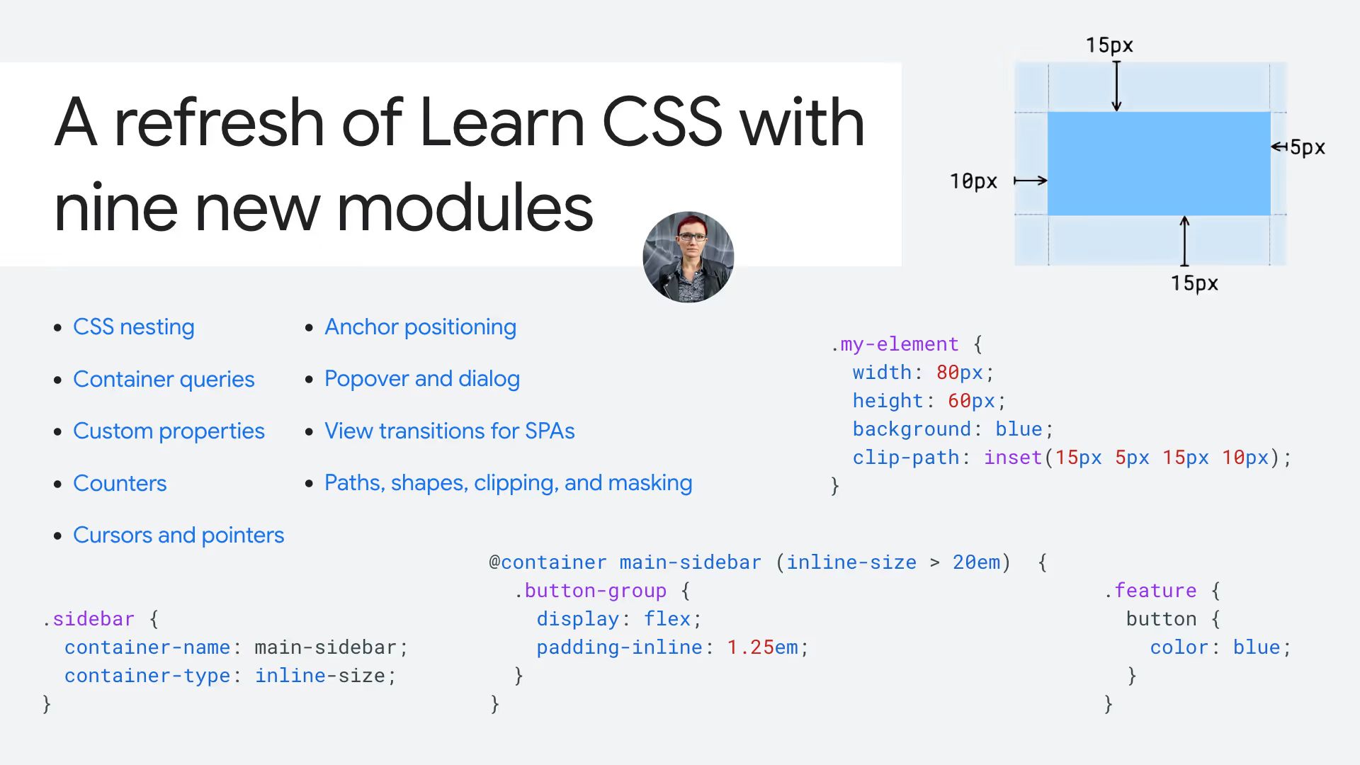 A refresh of Learn CSS with nine new modules.