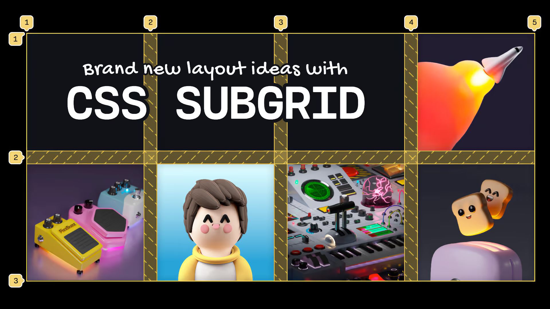 Brand new layout ideas with CSS subgrid.